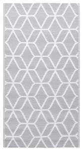 VidaXL Vanjski tepih sivi 160 x 230 cm PP