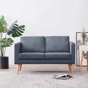 Sofa Dvosjed od Tkanine Tamno Siva - Tamno siva Dvosjedi Tamno siva Dvosjedi