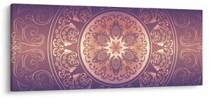 Slika - Mandala na vijoličnem prelivu (120x50 cm)