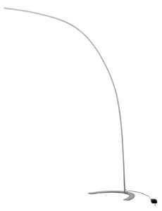 Podne Lampa Lindby, DANUA, prigušiv, Sivo, Dnevna soba, Metal, Moderan