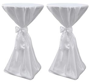 Bijeli Stolnjak s Vrpcom 60 cm 2 kom - Bijela 60 cm 2 60 cm