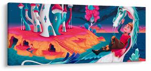 Slika - Princ in zmajeva princesa (120x50 cm)