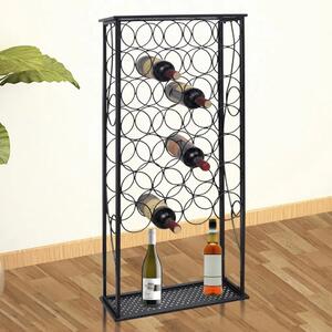 Stalak za Vino za 28 Boca Metalni - 47.5 x 21 x 100 cm 1 1 1