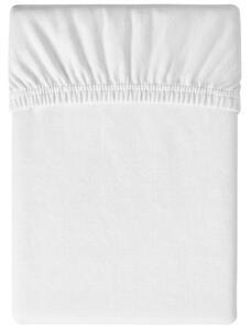 Jersey plahta bijela 90 x 200 cm