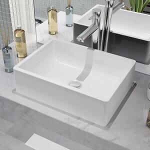 Lavabo - Umivaonik Keramički Bijeli 41x30x12 cm - Bijela Bijela