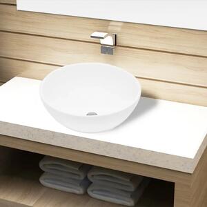 Keramički Lavabo - Umivaonik Bijeli Okrugli - Bijela 32.5 x 14 cm Bijela 32.5 x 14 cm