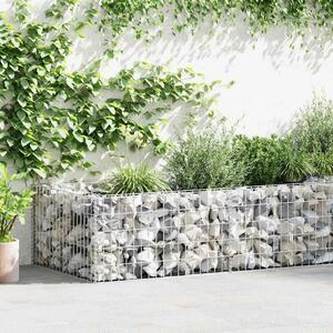 Gabionska sadilica od pocinčanog čelika 180 x 90 x 50 cm - 180 x 90 x 50 cm 1 180 x 90 x 50 cm