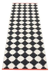 Crno-bijela unutarnja i vanjska staza 70x225 cm Marre Black Coral – Pappelina