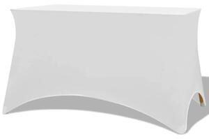 Rastezljivi Stolnjak 2 kom 183x76x74 cm Bijeli - Bijela 183 x 76 x 74 cm 2 Bijela