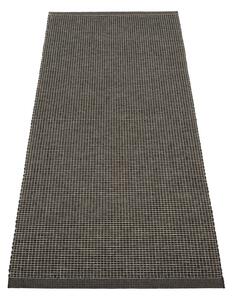 Antracitno siva unutarnja i vanjska staza 70x180 cm Emm Black Linen – Pappelina