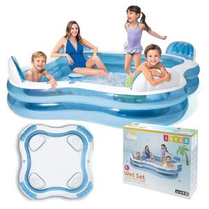 Intex 56475NP bazen na napuhavanje sa sjedalima 229x229 cm