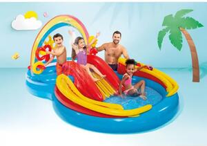 Intex 57453NP Rainbow vodeni park s toboganom