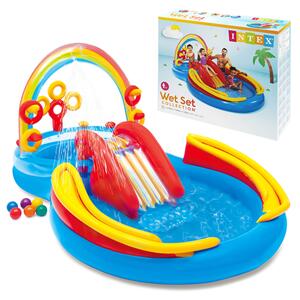 Intex 57453NP Rainbow vodeni park s toboganom