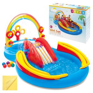 Intex 57453NP Rainbow vodeni park s toboganom