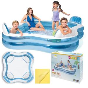 Intex 56475NP bazen na napuhavanje sa sjedalima 229x229 cm