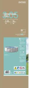 Intex 26700ND Prism Frame bazen 305x76 cm (metalni okvir, 4485L)