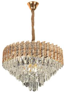 Visilica s kristalima G054-CP 50cm GOLD