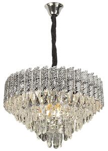Visilica s kristalima G055-CP 50cm CHROME