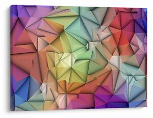 Slika - Poligonalna abstrakcija (70x50 cm)
