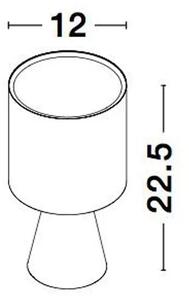 ZERO STOLNA LAMPA E14 IP20/BIJELA NL9577162