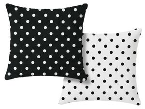Set 2 kom ukrasnih jastučnica COLAM GREY 45x45 cm, siva