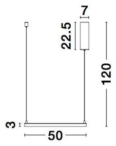 ETERNA VISILICA LED 30W/3000K/2188lm/DIMM/IP20/BIJELA NL9990735