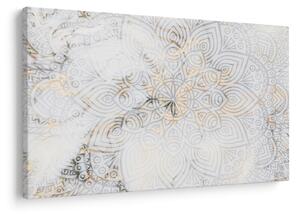 Slika bele mandale (90x60 cm)