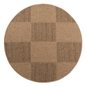 Smeđi okrugao unutarnji i vanjski tepih ø 80 cm Timber 1405 – Ayyildiz Carpets