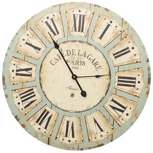 VidaXL 325183 Wall Clock Multicolour 60 cm MDF