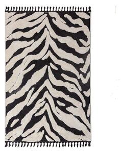 Crno-bijeli tepih 133x190 cm Esra Zebra – Flair Rugs