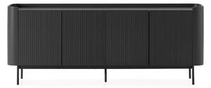 Crna komoda 200x80x40 cm Willa – MOME