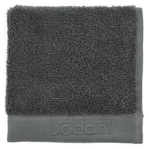 Tamno sivi pamučan ručnik od frotira 30x30 cm Comfort – Södahl