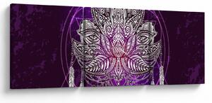 Slika - Lotus (sa satom) (90x30 cm)