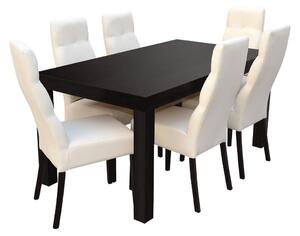 Zondo.hr Blagovaonski set (za 6 osoba) Rokkaz RK47 (wenge + bijela). 1122911