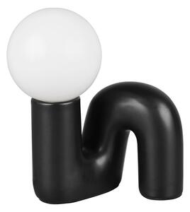 Crna stolna lampa keramička (visina 21,5 cm) Quinn – Reality