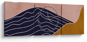 Slika - Sonce nad gorami (sa satom) (90x30 cm)