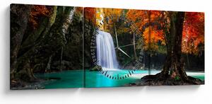 Slika - Emerald Lagoon (sa satom) (90x30 cm)
