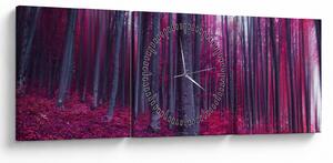 Slika roza gozda (sa satom) (90x30 cm)
