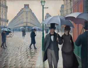 Reprodukcija Paris Street, Rainy Day, 1877, Caillebotte, Gustave