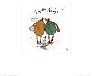 Umjetnički tisak Sam Toft - Together Always, Sam Toft, (30 x 30 cm)