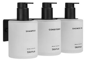 Bijeli stakleni zidni dozatori za sapun u setu 3 kom 350 ml Kirei – Blomus
