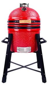 Roštilj na ugljen Barbeca Kamado 15" na staklu crveni