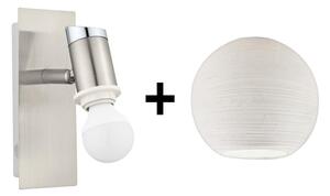 Eglo - LED Zidna reflektorska svjetiljka MY CHOICE 1xE14/4W/230V krom/bijela