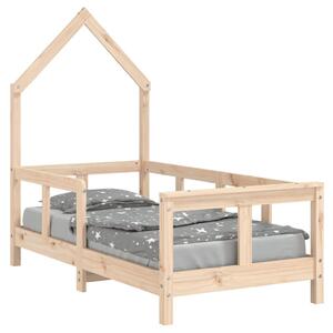 VidaXL Okvir za dječji krevet 70 x 140 cm od masivne borovine