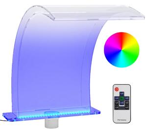 VidaXL Fontana za bazen s RGB LED svjetlima akrilna 50 cm