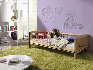 Dětská postel Ourbaby Junior prirodni 160x70 cm