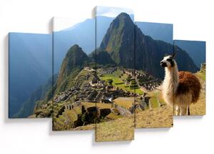Slika - Lama i Machu Picchu (150x105 cm)