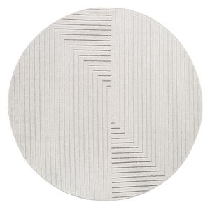 Krem okrugao unutarnji i vanjski tepih ø 80 cm Nova 1202 – Ayyildiz Carpets