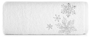 Pamučni božićni ručnik s finim srebrnim vezom Širina: 70 cm | Duljina: 140 cm