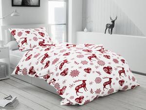 Pamučna posteljina SRCA I SOBI bijela Dimenzije posteljine: 70 x 90 cm | 140 x 200 cm